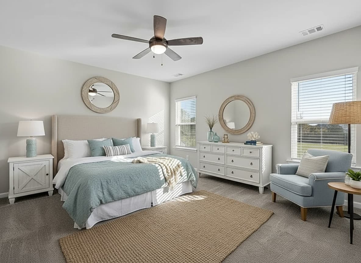 Coastal Elegance - Master Bedroom