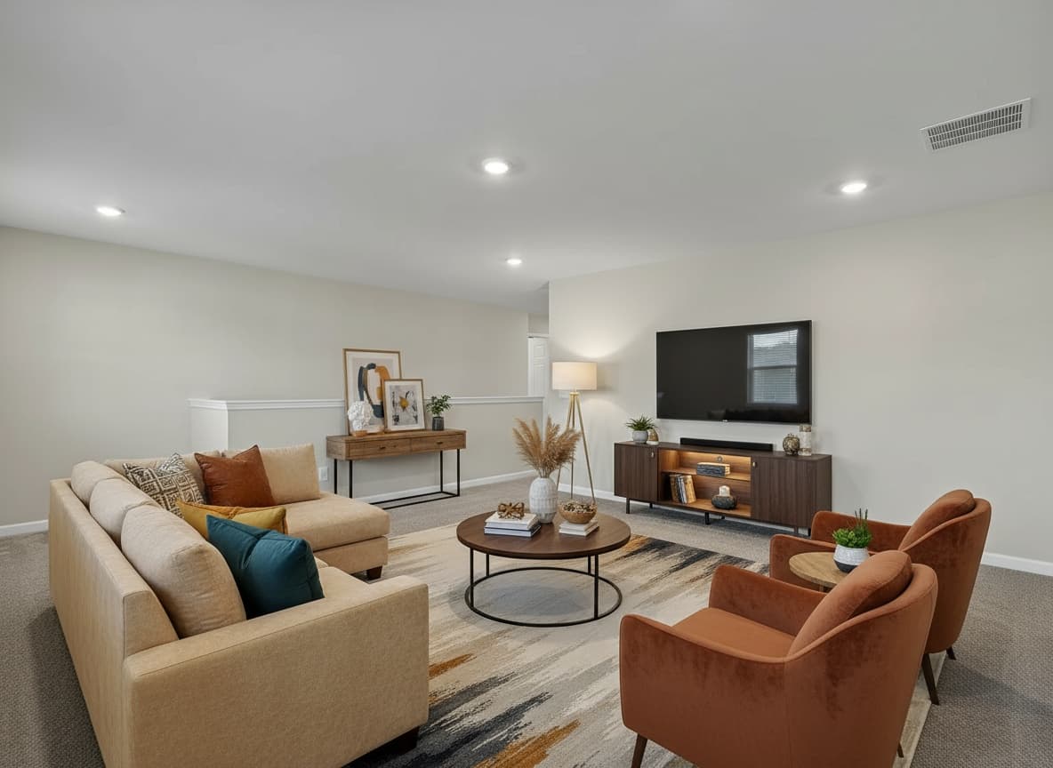 Warm Contemporary - Bonus Room