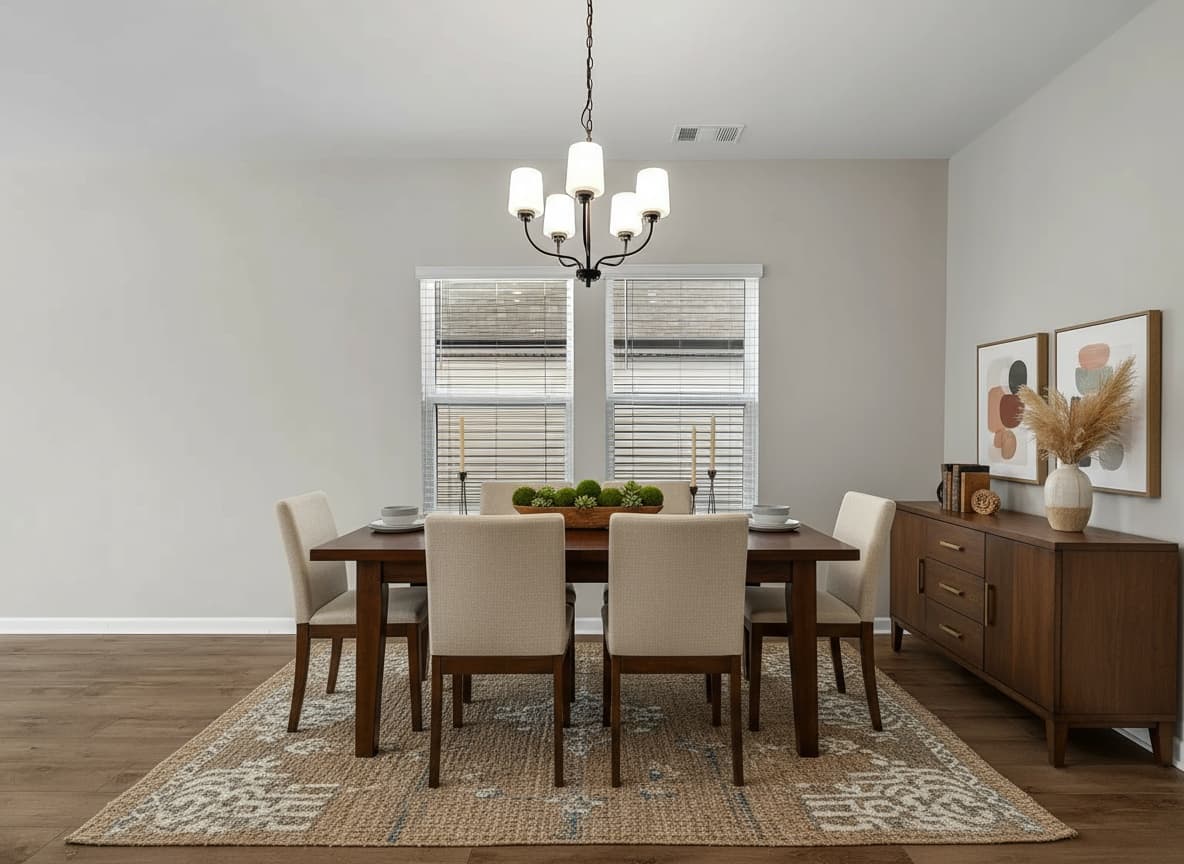 Warm Contemporary - Dining Room