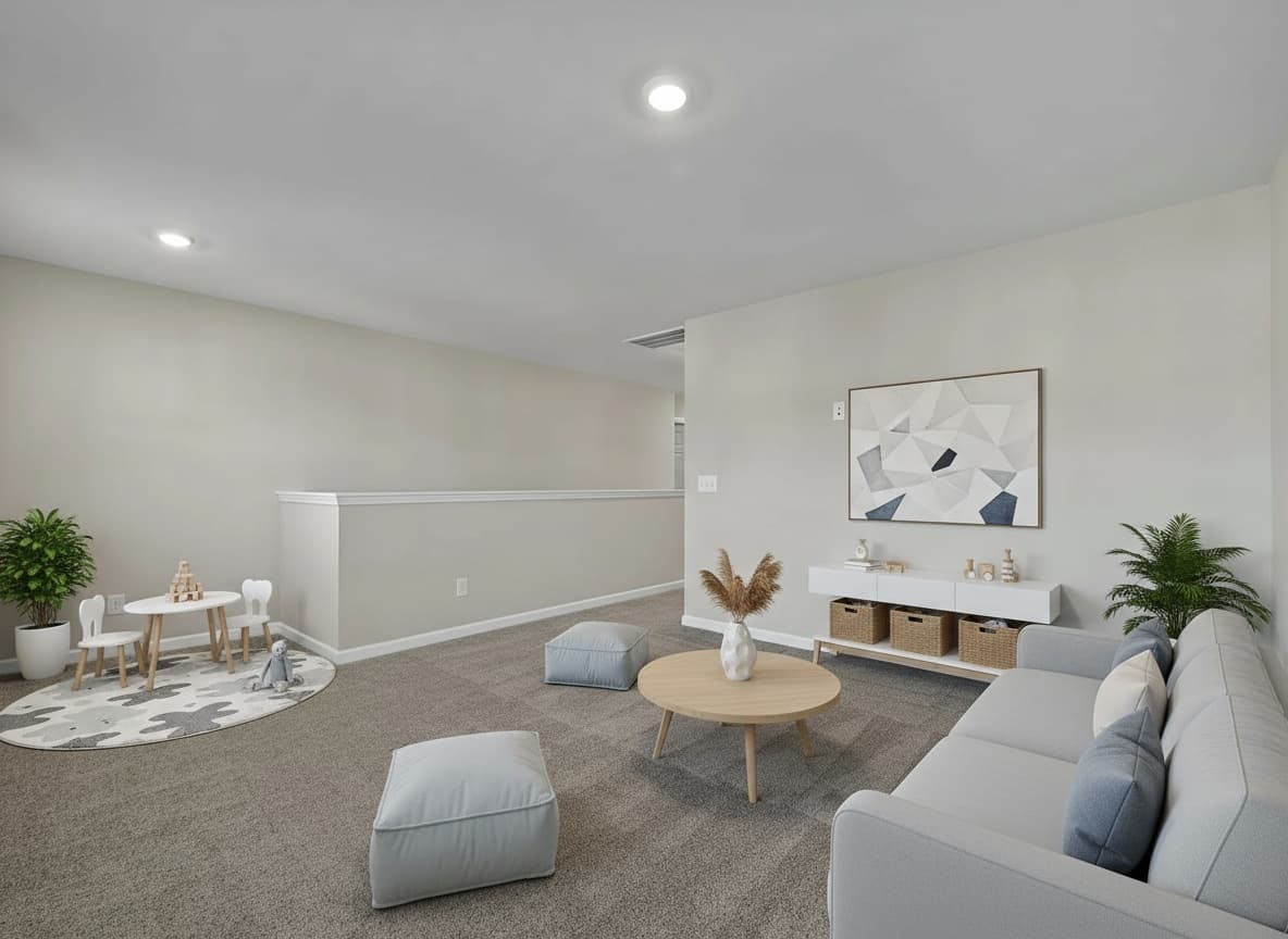 Modern Minimalist - Bonus Room