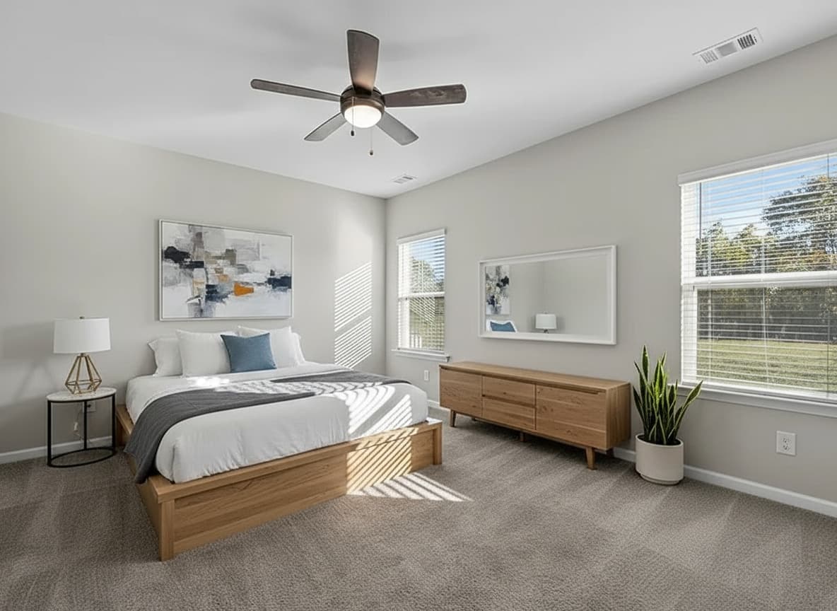 Modern Minimalist - Master Bedroom